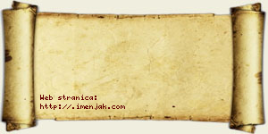 Jeremija Šeperković vizit kartica